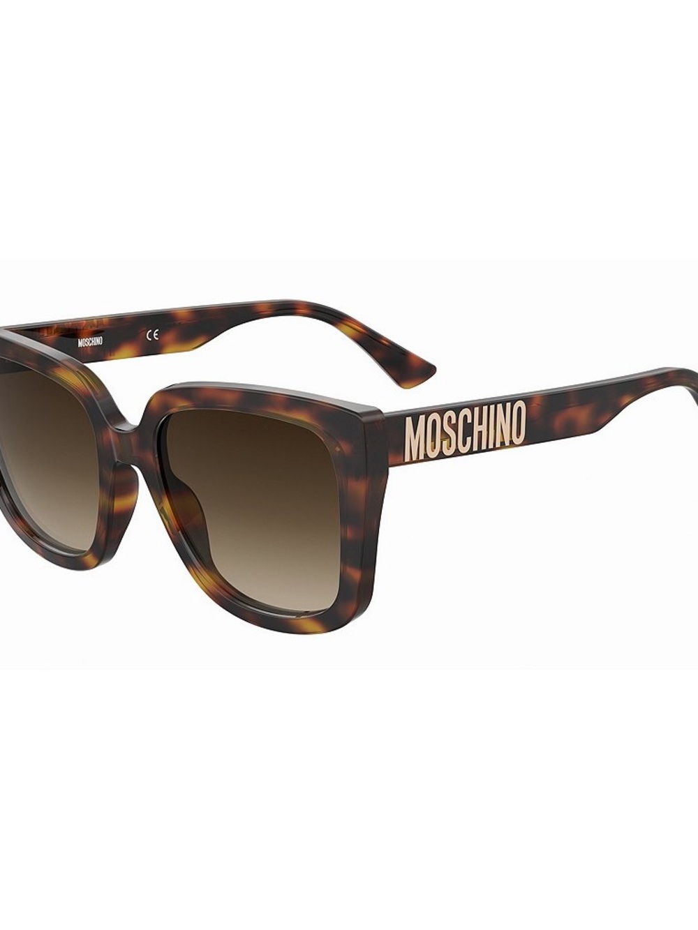 Moschino MOS127/S sunglasses in havana/brown tortoiseshell color